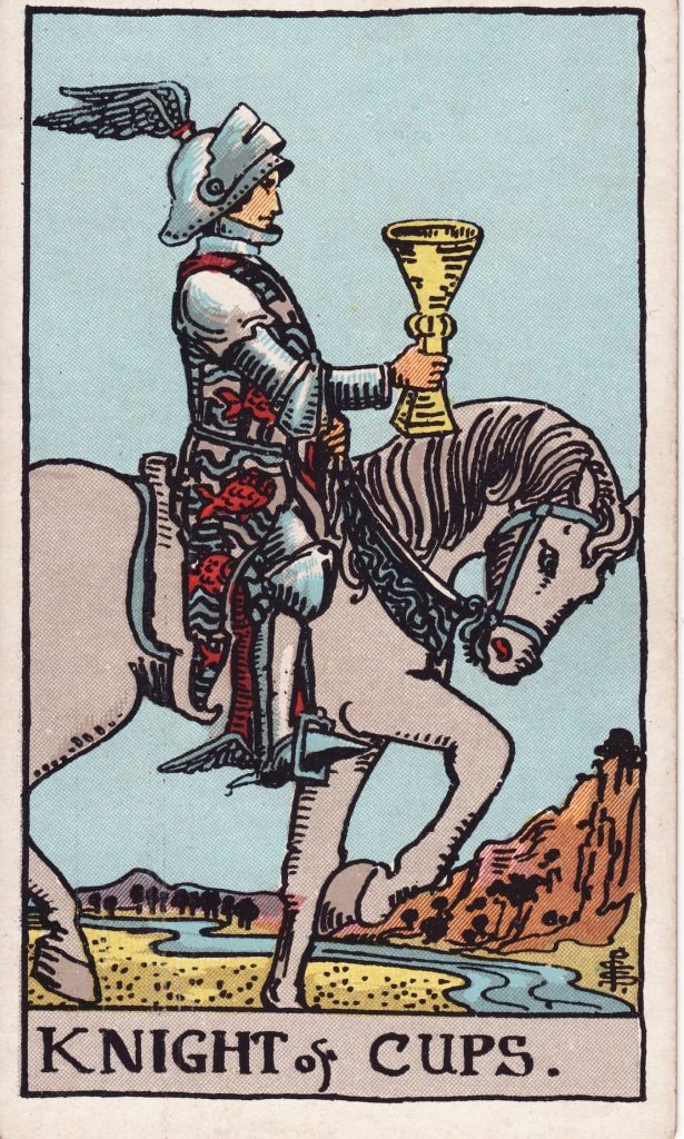 Lá Bài Tarot Hằng Ngày 2026-08-01 – Kỵ Sĩ Cốc (Nghịch Vị)