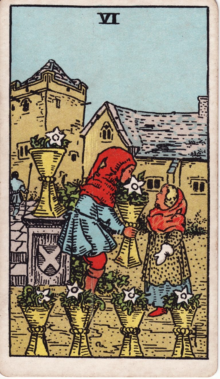 Lá Bài Six of Cups – Nghĩa Lá Bài Tarot