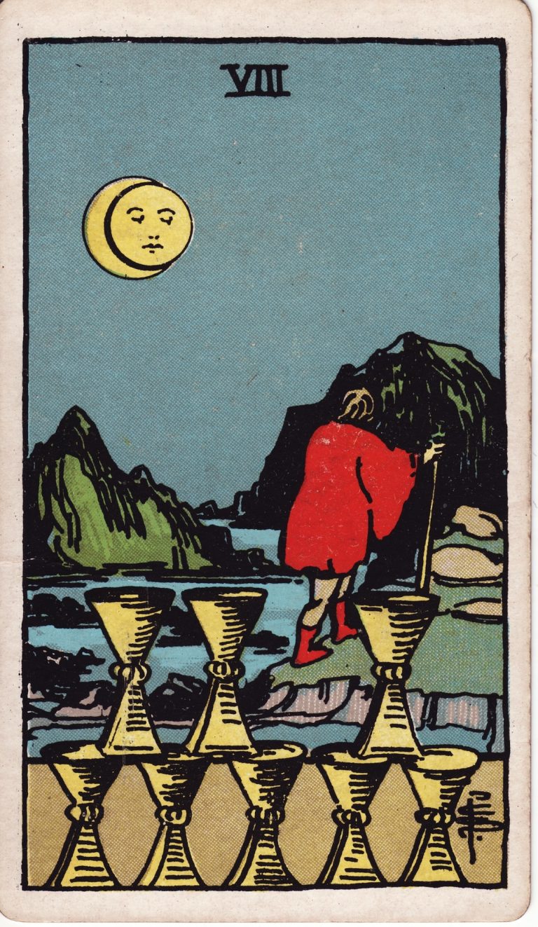 Lá Bài Eight of Cups – Nghĩa Lá Bài Tarot