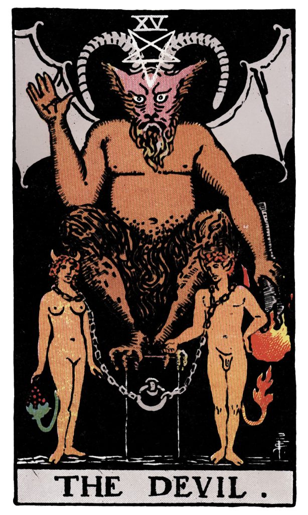 Lá Bài Tarot Hằng Ngày 2026-07-06 – Ác Quỷ (Chính Vị)