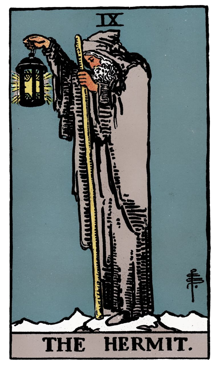 Lá Bài The Hermit – Nghĩa Lá Bài Tarot