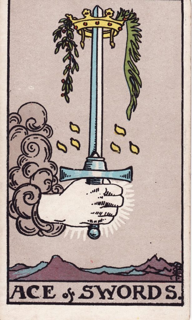 Lá Bài Tarot Hằng Ngày 2026-07-28 – Ace Kiếm (Chính Vị)